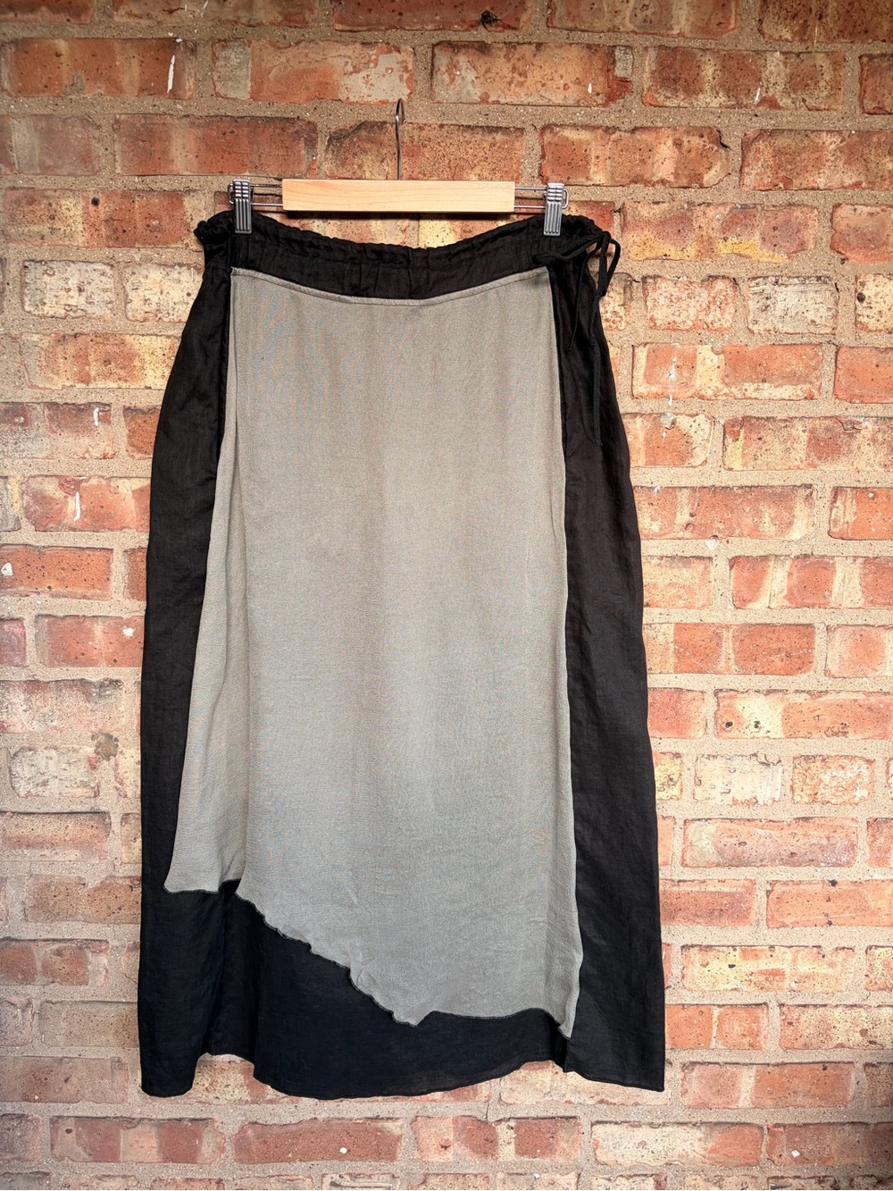 Cynthia Ashby Cascade Midi Skirt in Overcast